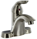Lavatory Faucet Brushed Nickel 4" Deck Mount Hi-Arc Spout Single Lever RV Camper