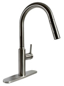 Kitchen Faucet Brushed Nickel 8" Deck Mount Single Lever PF231465 RV Camper