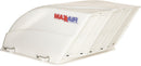Roof Fan Vent Cover Exterior Built-In Rain Cover Hinged Brackets White RV Camper