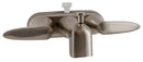 Bathtub Faucet Brushed Nickel 4" Wall Mount Tub/Shower Diverter RV Camper