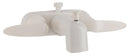 Bathtub Faucet White 4" Wall Mount Tub/Shower Diverter PF223205 RV Camper