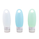 Silicone Travel Bottles 3 oz Set of 3 BPA Free Toiletry Food Camping