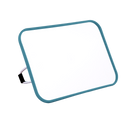 Free-Standing Camp Mirror Blue Plastic Frame Travel Camping RV