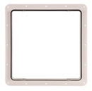 Roof Vent Interior Trim Ring 14" x 14" Radius Corners Deluxe White RV Camper