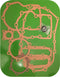 Transfer Case Overhaul Gasket Kit for Toyota Land Cruiser FJ40 FJ60 FJ62 81-90-0