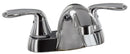 Lavatory Faucet Chrome 4" Deck Mount Low-Arc Spout Lever Handles RV Camper