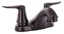 Lavatory Faucet Rubbed Bronze 4" Deck Mount Low-Arc Spout Catalina RV Camper