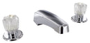 Bathtub Faucet Polished Chrome Crystal Knob Handles Catalina RV Camper