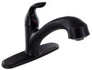 Kitchen Faucet Rubbed Bronze 8" Deck Mount 10" Pull Out Spout RV Camper