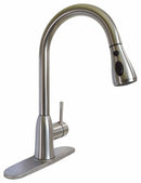 Kitchen Faucet Brushed Nickel 8" Deck Mount Single Lever PF231466 RV Camper
