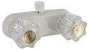 Tub/Shower Control Valve 2-Handle White 4" Center Wall Mount PF223242 RV Camper