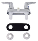 Tub/Shower Control Valve 2-Handle Chrome 4" Center Wall Mount RV Camper