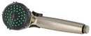 Hand-Held Shower Head Single Function Brushed Nickel Trickle Shut-Off RV Camper