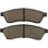 Rear Ceramic Brake Pad Set for Suzuki Verona