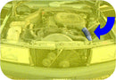 Air Intake Scoop Hose Mercedes Benz 190E 2.3 201 W201-3973