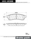 Rear Semi-Metallic Brake Pad Set for Suzuki Verona 2004–2006