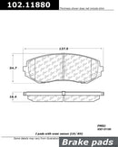 Front Semi-Metallic Brake Pad Set for Suzuki Grand Vitara 2006–2013