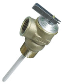 Camco Water Heater T&P Relief Valve 3/4" 4" Probe 150 PSI Camper RV Pop Up Parts