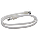60" Hand-Held Shower Hose Vinyl White RV Camper