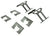 Rear Disc Brake Hardware Kit for Suzuki Kizashi