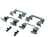 Front Disc Brake Hardware Kit for Suzuki Kizashi