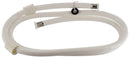 60" Hand-Held Shower Hose Nylon White RV Camper