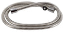 60" Hand-Held Shower Hose Stainless Steel Double Hooked Chrome RV Camper