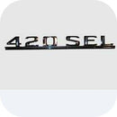 Trunk Emblem Letters Mercedes Benz 420sel 420 sel 86-91-0