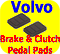 Pedal Pads Volvo 740 760 780 940 960 Manual Transmission-3771