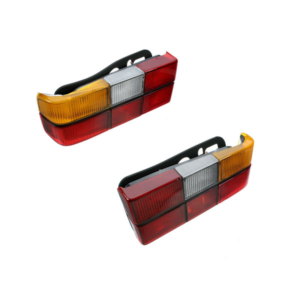 Pair Tail Light Lamps Volvo 240 244 245 Sedan 85-93 NEW-0