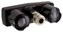 Exterior Spray Port Hot/Cold Faucet Black Quick Connect Valve PF213790 RV Camper