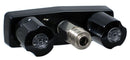 Exterior Spray Port Hot/Cold Faucet Black Quick Connect Valve PF213791 RV Camper