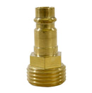 Exterior Spray Port Quick Connect Adapter to 1/2" Shower Hose Brass RV Camper