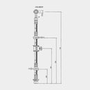 Front Right Brake Hose for Isuzu Oasis