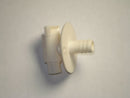 Fresh Water Tank Drain Valve 1/2" Barb Colonial White with Flange RV Camper