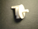 Fresh Water Tank Drain Valve 3/8" Barb Colonial White with Flange RV Camper
