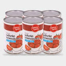 6 Cans Laura Lynn No Salt Peeled Tomato, 14.5 oz