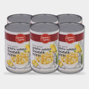 6 Cans Laura Lynn Gold'n White Sweet Corn, 15.25 oz