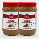 2 Jars Laura Lynn Creamy Peanut Butter, 40 oz