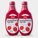 2 Bottles Laura Lynn Strawberry Syrup, 22 oz
