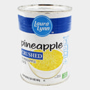 4 Cans Laura Lynn Crushed Pineapple in Juice, 20 oz