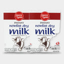 2 Containers Laura Lynn Instant Dry Milk, 9.6 oz