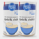 2 Canisters Laura Lynn Quick Oats, 18 oz
