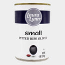 3 Jars Laura Lynn Small Pitted Ripe Olives, 6 oz