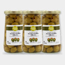 3 Jars Laura Lynn Stuffed Manzanilla Olives (Buckets), 5.75 oz
