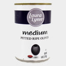 3 Jars Laura Lynn Medium Pitted Ripe Olives, 6 oz