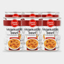 6 Cans Laura Lynn Vegetable Beef Soup Condensed, 10.75 oz
