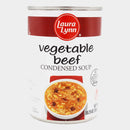 6 Cans Laura Lynn Vegetable Beef Soup Condensed, 10.75 oz