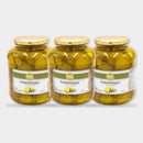 3 Jars Laura Lynn Hamburger Dill Chips, 46 oz