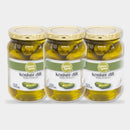 3 Jars Laura Lynn Kosher Dill Baby Pickles, 16 oz